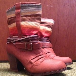 Mid-calf western boots