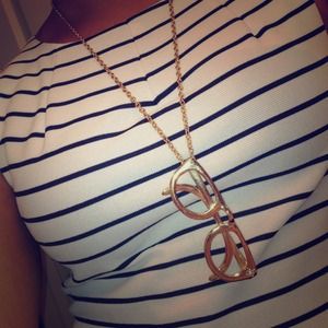 KATE SPADE "Hang In There" Glasses Necklace