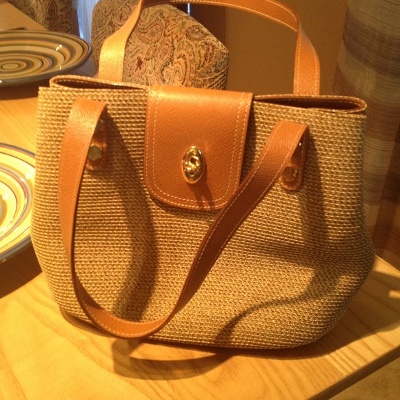 Authentic Eric Javits leather handbag (medium)