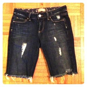 BUNDLE-Paige cut off jean shorts & gap jean shorts