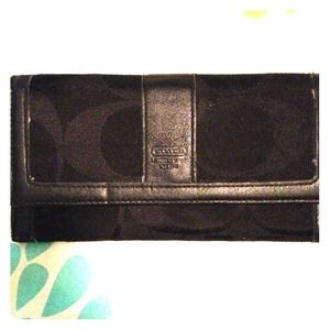 BUNDLE!! Inspired COACH black wallet