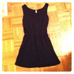 Deep navy blue American apparel dress