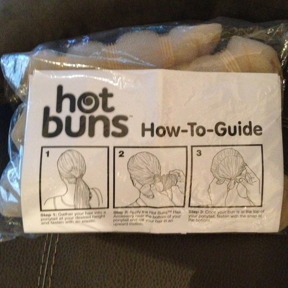 Hot buns for hair