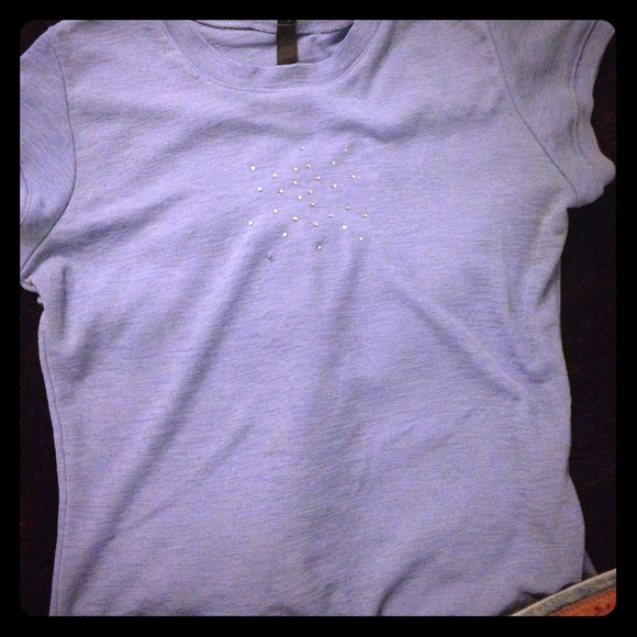 Sparkly Blue Tee - Picture 1 of 2