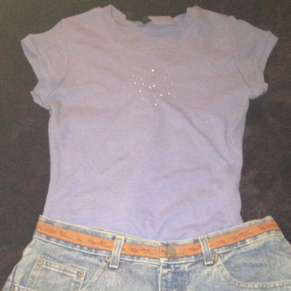 Sparkly Blue Tee - Picture 2 of 2