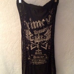 Primevil blk dress and gray dress BUNDLE