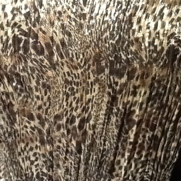 Animal print scarf