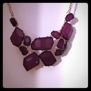 Chunky Purple Necklace