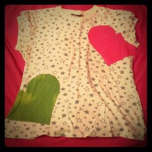 Short sleeve star and hearts tee