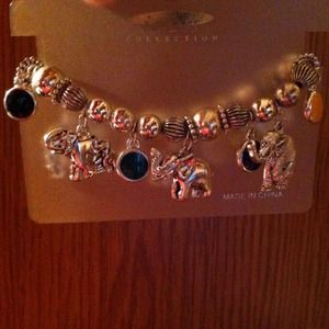 Elephant Charm Bracelet