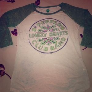 Beatles baseball tee
