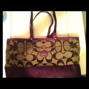 Authentic coach purse