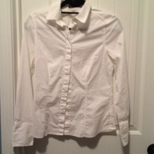 *SOLD* Limited white button down shirt