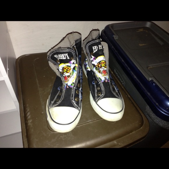 Ed hardy high tops