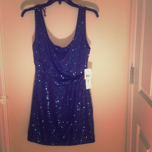 Fancy blue dress