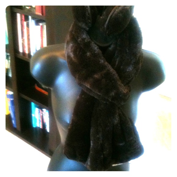 New in Package  Faux Mink Scarf /Earmuffs