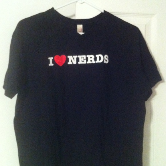 $REDUCED$ I<3 NERDS black t shirt