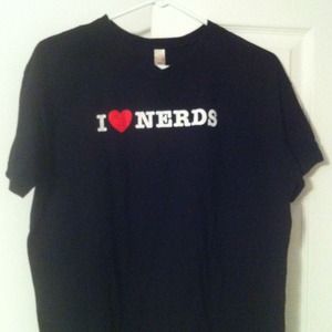 $REDUCED$ I<3 NERDS black t shirt