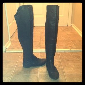 Over the Knee Leather boots