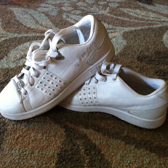 💎Ecko Bling Rhinestones White Shoes💎