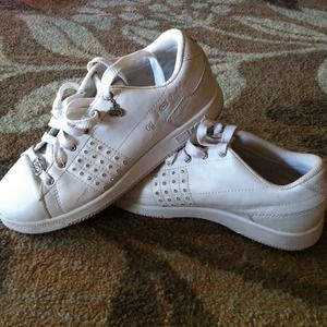 💎Ecko Bling Rhinestones White Shoes💎