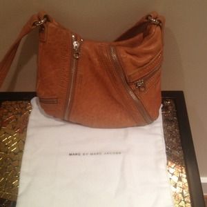 Leather Marc by Marc Jacobs authentic zippered bag
