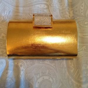 Nordstrom Gold Evening Clutch