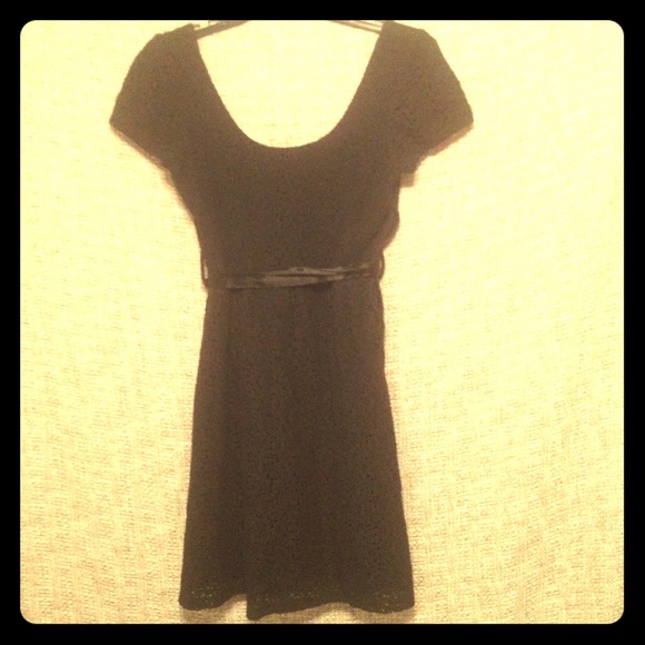 Little black lace dress