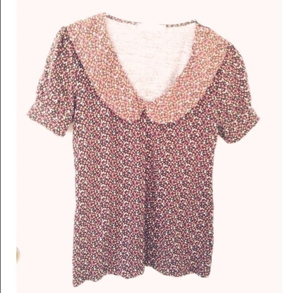 Urban Outfitters Tops - Pins and Needles Peter Pan 40s blouse