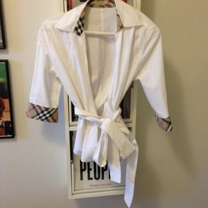 Burberry London (Authentic) Wrap Blouse