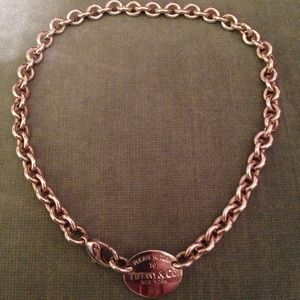 RESERVED!Return to Tiffany's' Oval Tag Necklace