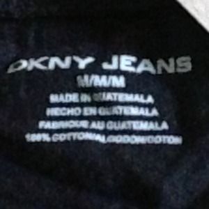 DKNY Black,White t shirt short sleeves