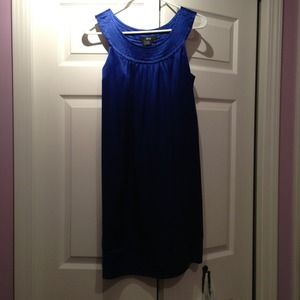 Royal blue cocktail dress