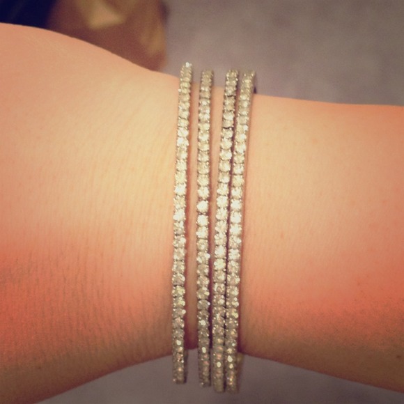 Rhinestone bangles - Picture 1 of 1