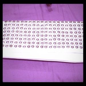 Studded rhinestone clutch !