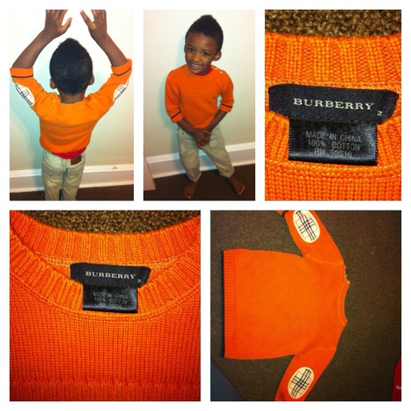 Toddler unisex Burberry Sweater