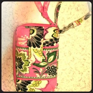 Vera Bradley carry it all wristlet