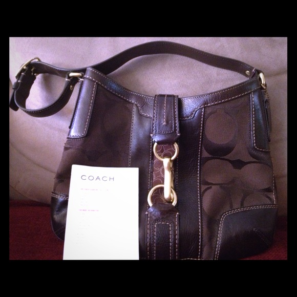 Coach dark brown *authentic*