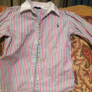 ⛔️Sold⛔️Girls Ralph Lauren button down shirt