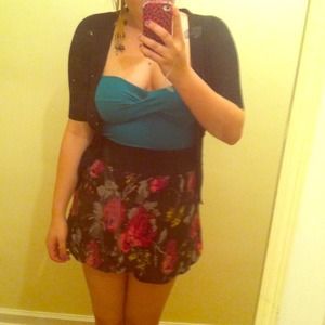 Full Tilt bubble skirt&Wet Seal tube top