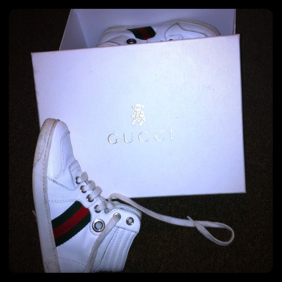 Kids Gucci Hight Top Sneakers