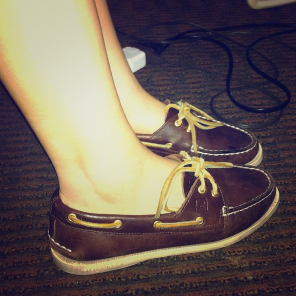 Brown sperrys!