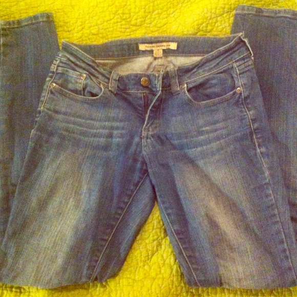 Cute whiskered blue jeans.