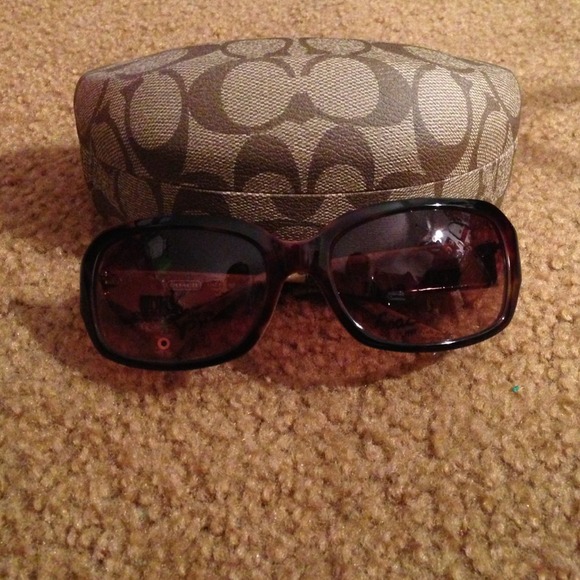 Authentic Brown Coach Sunglasses