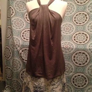 Halter top snake print