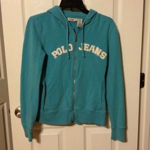 Polo Jeans Co. Zip up hooded sweatshirt
