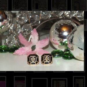 ♦♦SOLD♦♦ Black Tory Burch Earrings