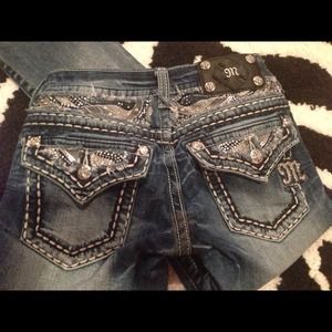Cute Sparkle Miss Me Jeans