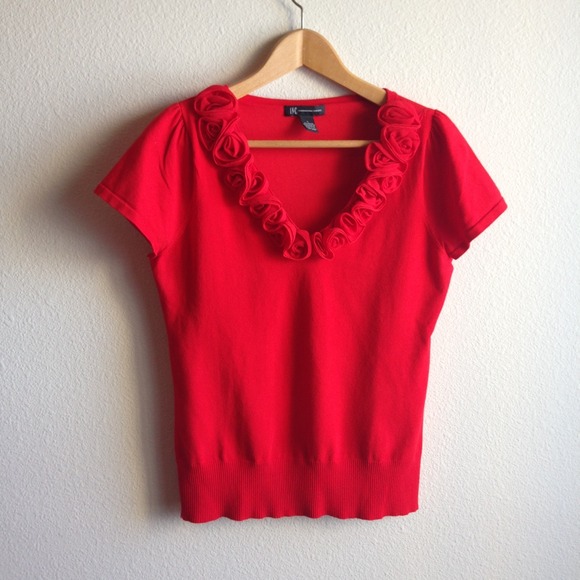 I.N.C International Concepts Red Top