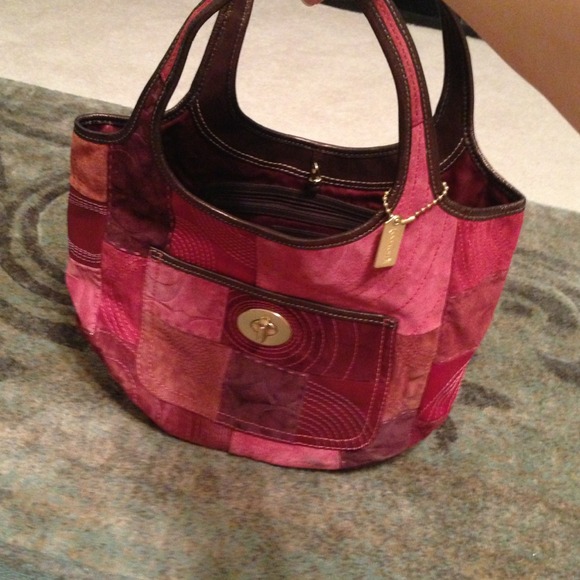 Authentic coach hobo bag